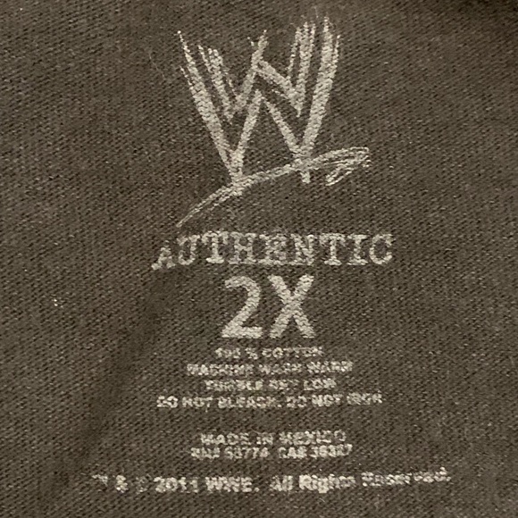 WWE Mens Dean Unstable Ambrose black shirt Sz XXL - Picture 3 of 5